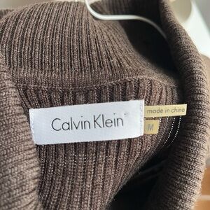Calvin Klein Chocolate Knitwear dress